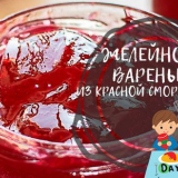 Сладко от червен касис 5 минути за зимата